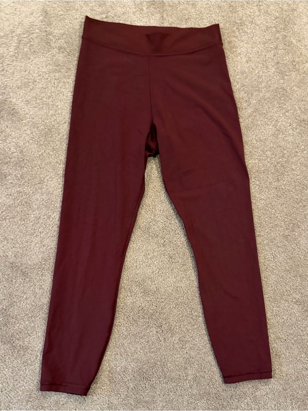 Title: Athleta Transcend Leggings Medium Burgundy High Rise Tights